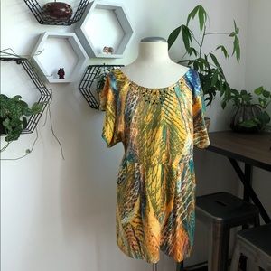 Free People Abstract Printed Dress